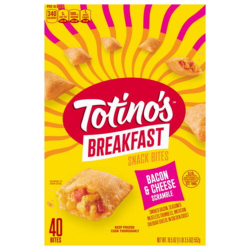 Totino's Breakfast Bacon & Cheese Scramble Snack Bites