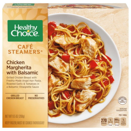 Healthy Choice Cafe Steamers Chicken Margherita with Balsamic