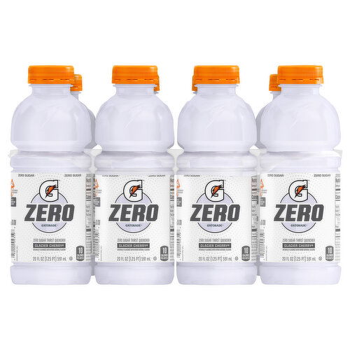 Gatorade Zero Thirst Quencher, Zero Sugar, Glacier Cherry