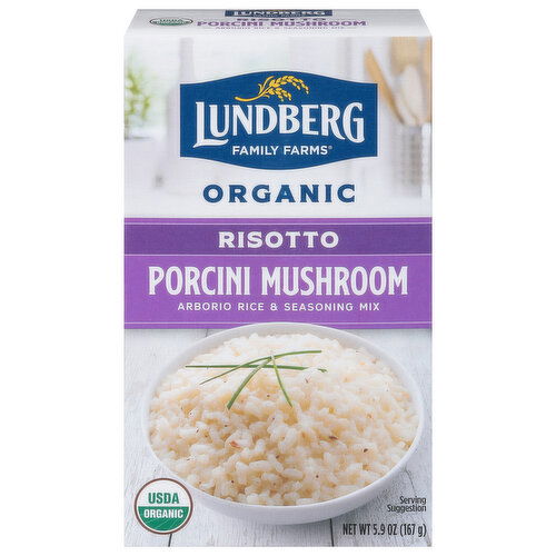 Lundberg Family Farms Risotto, Organic, Porcini Mushroom