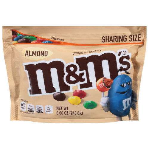 M&M's Chocolate Candies, Almond, Sharing Size