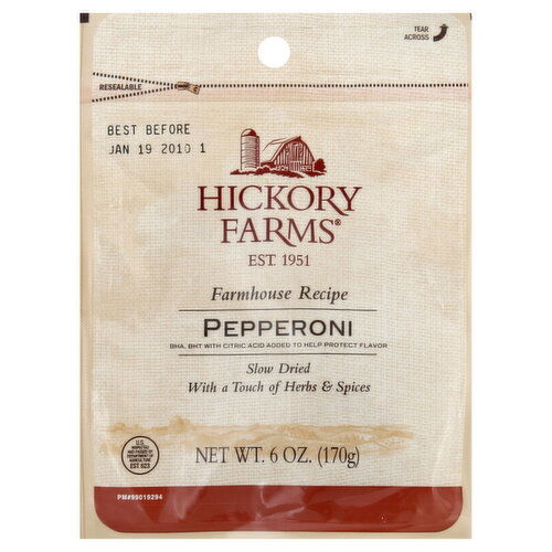 Hickory Farms Farmhouse Recipe Pepperoni