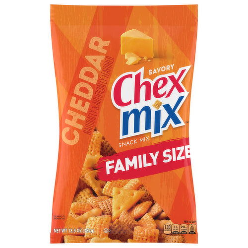 Chex Mix Savory Cheddar Snack Mix Family Size
