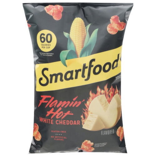 Smartfood Flamin' Hot Popcorn, White Cheddar Flavored