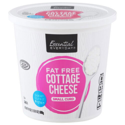 Essential Everyday Cottage Cheese, Small Curd, Fat Free