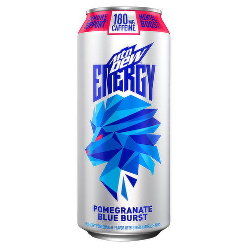 Mtn Dew Energy Energy Drink, Pomegranate Blue Burst