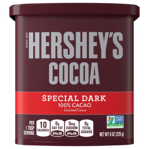 Hershey's Dutched Cocoa, Special Dark, 100% Cacao