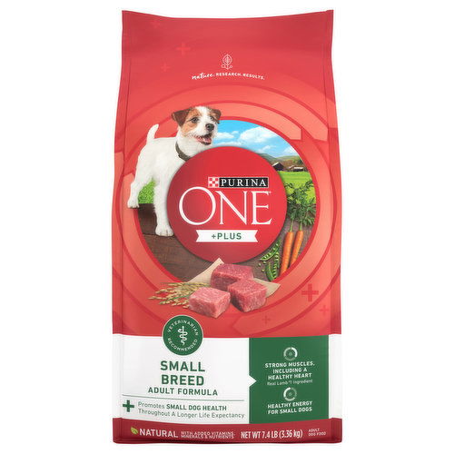 Purina One +Plus Dog Food, Small Breed, Adult Formula