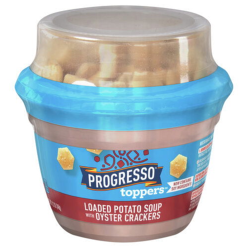 Progresso Toppers Potato Soup, with Oyster Crackers, Loaded