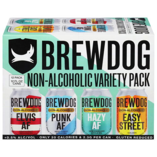 BrewDog Beer, Non-Alcoholic, Mix Pack