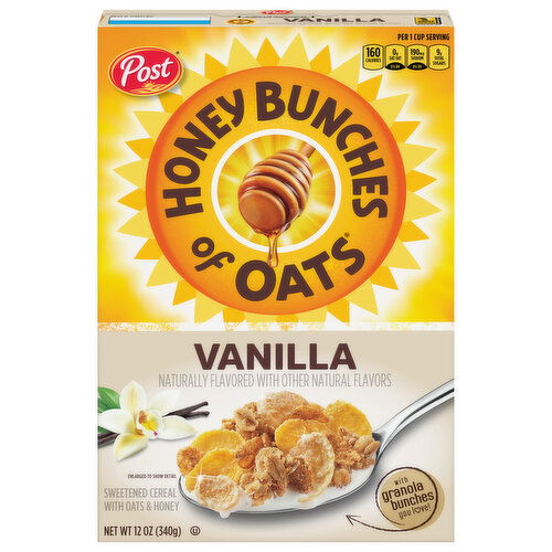 Honey Bunches Of Oats Cereal, Vanilla