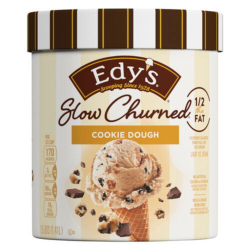 Dreyers SLOW CHURNED Slow Churned Cookie Dough Light Ice Cream