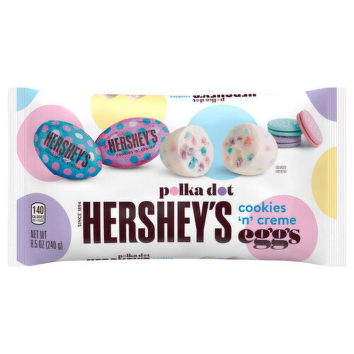 Hershey's Candy, Cookies N Creme, Polka Dot, Eggs,