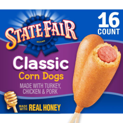 State Fair Classic Corn Dogs, Frozen, 16 Count