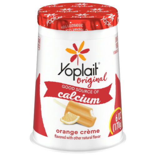 Yoplait Original Low Fat Orange Creme Yogurt