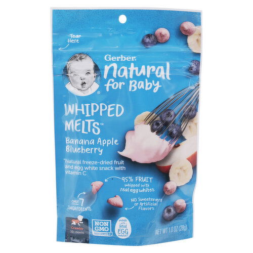 Gerber Whipped Melts, Banana Apple Blueberry