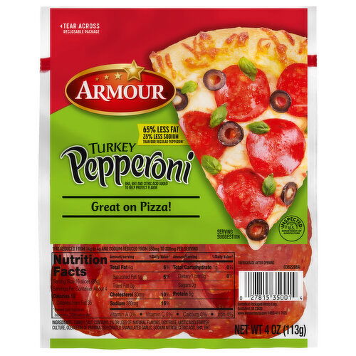 Armour Sliced Turkey Pepperoni