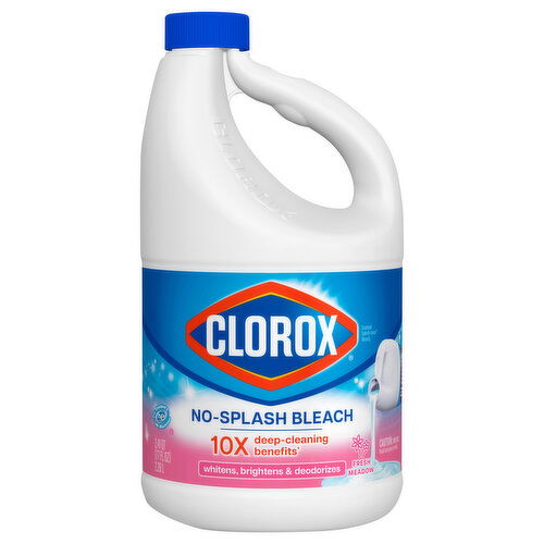 Clorox Bleach, Scented Splash-Less, Fresh Meadow