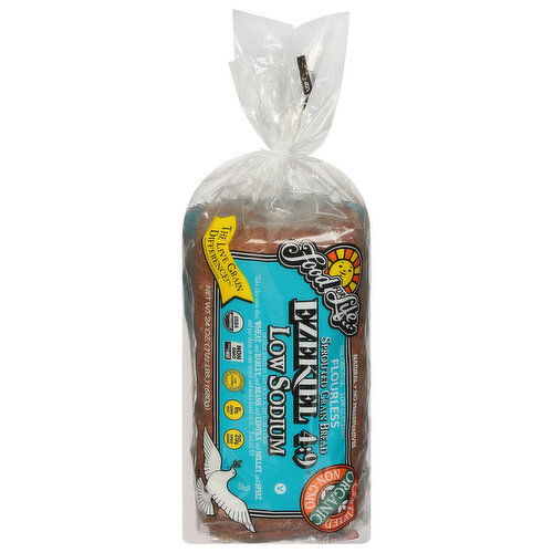 Food for Life Ezekiel 4:9 Bread, Low Sodium, Sprouted Grain, Flourless