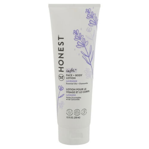 Honest Calm Face + Body Lotion, Lavender