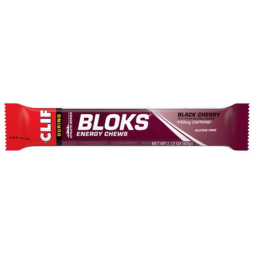 Clif Bloks Energy Chews, Black Cherry