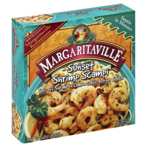 Margaritaville Shrimp Scampi, Sunset