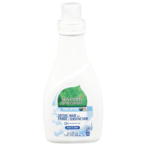 Seventh Generation Fabric Softener, Free & Clear