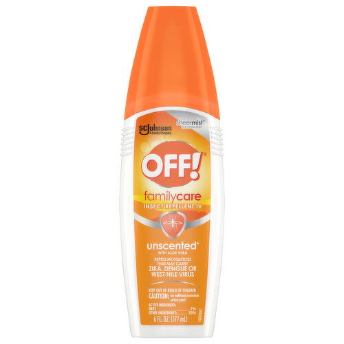 Off! FamilyCare Insect Repellent IV, Unscented