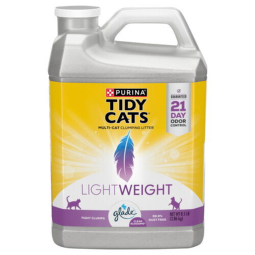 Tidy Cats LightWeight Multi-Cat Glade Clean Blossoms Clumping Litter