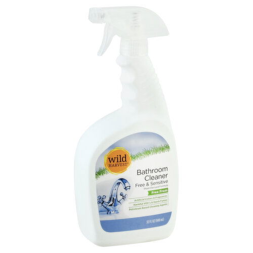 Wild Harvest Bathroom Cleaner, Free & Sensitive