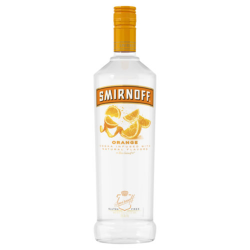 Smirnoff Vodka, Triple Distilled, Twist of Orange