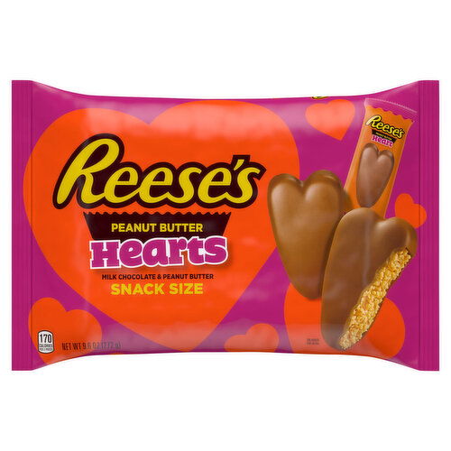 Reese's Hearts, Peanut Butter, Snack Size