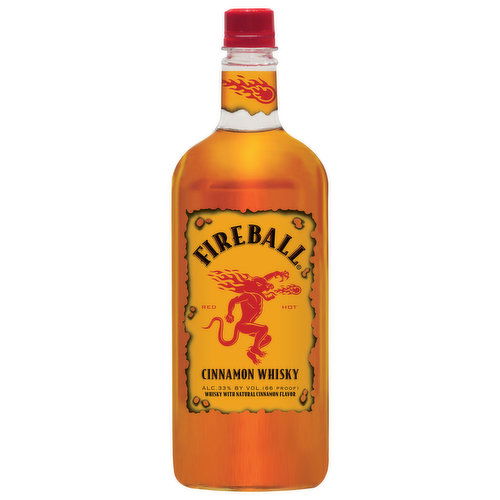 Fireball Whisky, Cinnamon, Red Hot