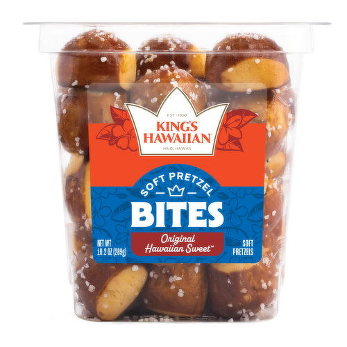 King's Hawaiian Original Hawaiian Sweet Soft Pretzel Bites
