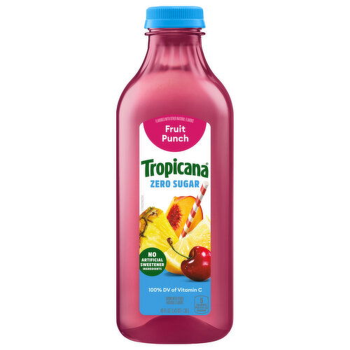 Tropicana Drink, Fruit Punch, Zero Sugar