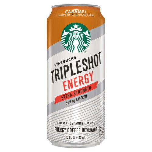 Starbucks TripleShot Starbucks TripleShot Energy Energy Coffee Beverage Carmel Flavored 15 Fl Oz Can