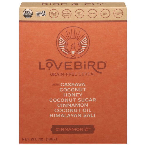Lovebird Cereal, Grain-Free, Cinnamon