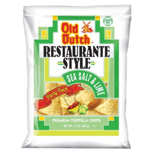 Old Dutch Foods Sea Salt & Lime Tortilla Chips