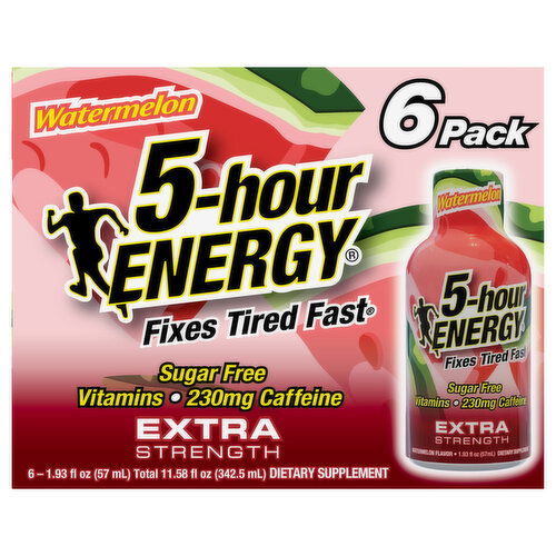 5-Hour Energy Sugar Free Extra Strength Watermelon Energy Shot