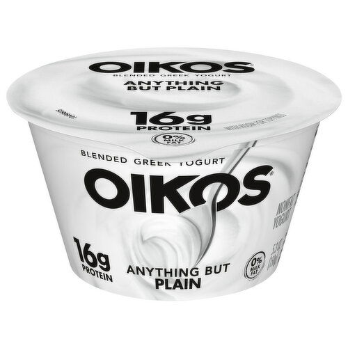 Oikos Nonfat Blended Greek Anything But Plain Yogurt