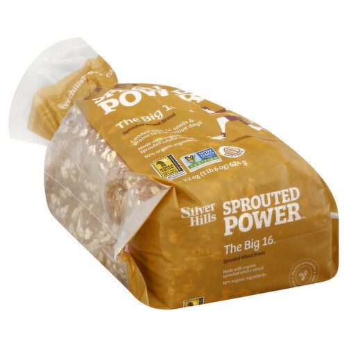 Silver Hills Sprouted Power Bread, Wheat, Sprouted, The Big 16