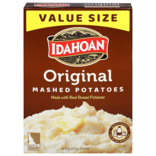 Idahoan Mashed Potatoes, Original, Value Size