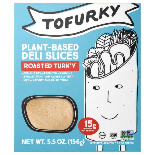 Tofurky Plant-Based Roasted Turk'y Deli Slices