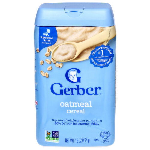 Gerber Supported Sitter 1st Foods Oatmeal Cereal
