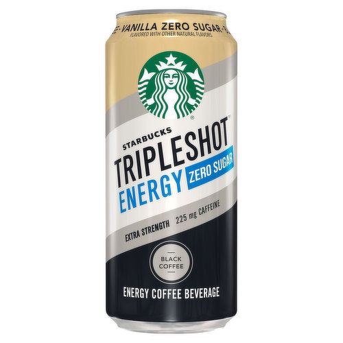 Starbucks Tripleshot Energy Coffee Beverage, Zero Sugar, Vanilla, Extra Strength
