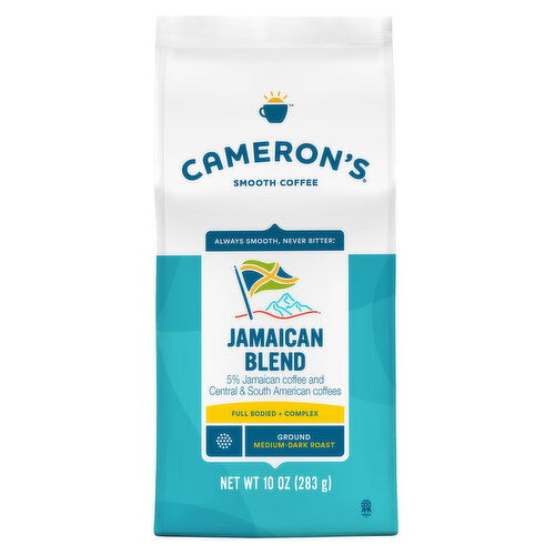 Cameron's Coffee Bag, Jamaican Blend Medium-Dark Ground Coffee 