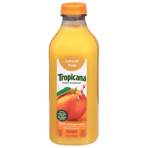 Tropicana Lots of Pulp Pure Premium 100% Orange Juice