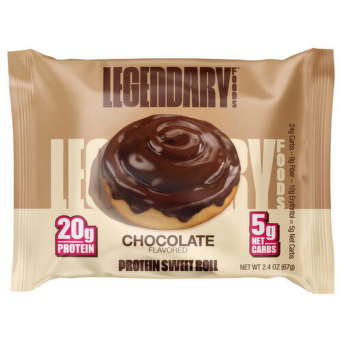 Legendary Foods Protein Sweet Roll, Chocolate