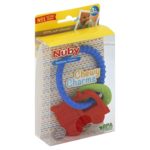 Nuby Chewy Charms Teether, Soothing