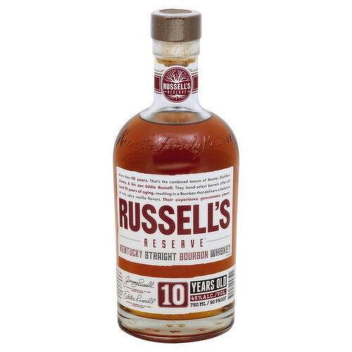 Russells Reserve Whiskey, Kentucky Straight Bourbon